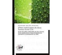 Effets indésirables de deux formes d'une cta - Collectif - P.academiques Francophones - broché - Etude