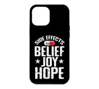 Effets Secondaires Belief Joy Hope Placebo Coque pour iPhone 12 Pro Max
