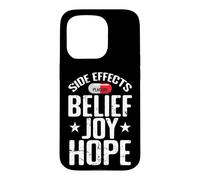 Effets Secondaires Belief Joy Hope Placebo Coque pour iPhone 15 Pro