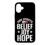 Effets Secondaires Belief Joy Hope Placebo Coque pour iPhone 16 Plus