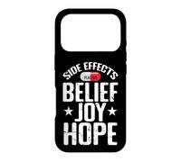 Effets Secondaires Belief Joy Hope Placebo Coque pour iPhone 17 Pro