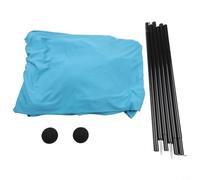 Efficace pour auvent de plage avec ancrages pour sac de sable pour une meilleure défense UV (bleu)