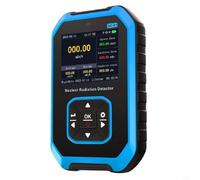 Efficace pour compteur Geiger avec alarme réglable pour la sécurité personnelle et environnementale (bleu)