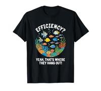 Efficacité C'est là qu'ils traînent Un Poisson dans la mer M T-Shirt