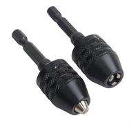 Efficacité incroyable avec ce lot de deux mandrins sans clé conçus pour des changements d'embouts rapides et sécurisés (B)