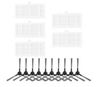 Efficient Cleaning Solutions Filtres de rechange et brosses latérales pour MAMNV BR150/BR151 pour GTTVO BR150 5 filtres + 10 brosses (B)