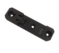 Efficient DIN35 Support de boucle de rail de guidage pour solution sécurisée C45 pour installation de circuit imprimé (noir)