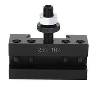 Efficient Exchange CNC Lathe Tool Holder | High Carbon Steel Turning Post for 250-102 Column | Replacement for Square Tool Holder/Machining/Auto Manufacturing