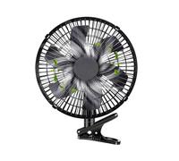Efficient Ventilation Blower, Silent Rotary Cooler, 6.5 Inches High Velocity with Secure Grip, Industrial Grade Auto Fan, Refreshment Device with Sl inish, Cooling Tool for Boat and Sedan