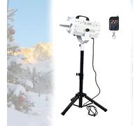 Efficieran 1500W Machine À Neige avec Télécommande sans Fil, Fake Snow Machine avec Flocons Réglables pour Intérieur Et Extérieur, Idéale pour Noël, Mariages Et Animations Scéniques
