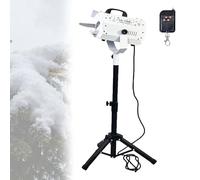 Efficieran 1500W Machine À Neige Extérieure avec Débit Puissant, Snowball Maker Style Effet Neige pour Fêtes De Noël, Mariages Et Spectacles, Télécommande Incluse Et Réglage De Jet