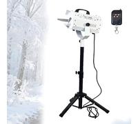 Efficieran 1500W Machine À Neige Extérieure, Fake Snow Machine Haute Puissance avec Jet Réglable Et Télécommande, Effet Neige Réaliste pour Noël, Soirées, Mariages Et Décorations Saisonnières