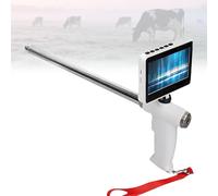 Efficieran Kit d’insémination Artificielle, Pistolet d’insémination visuel 7.5MP avec écran Rotatif 5.2", Tube endoscopique et sonde chauffante pour élevage bovin et équin