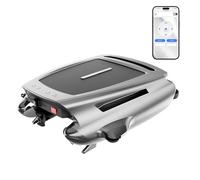 Efficieran Nettoyeur de Piscine Solaire Robotique pour Feuilles et Débris, Nettoyage de Surface 24/7, Radar Intelligent, 28h d'Autonomie, Contrôle App, sans Fil