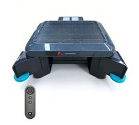 Efficieran Robot de Nettoyage de Surface avec 20H+ Autonomie, Skimmer Solaire Automatique, Panier 6L pour Feuilles Mortes, 3 Moteurs, Skimmer Étanche avec Télécommande Smart