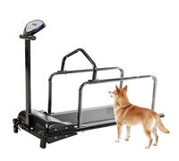 Efficieran Tapis de Course pour Chien et Tapis Roulant Chien électrique intérieur, Vitesse réglable, Moteur Silencieux, écran intégré et clôture de sécurité, Parfait pour Petits Chiens