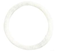 EffiFish Bague bloqueur de poussière pour moulin à café 19 mm ID laine | 23 mm OD 19 mm ID 6 mm pour H, bloque le marc de café, empêche les fuites, convient pour Breville pour série 8