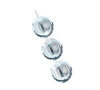 EffiFish Bande réfléchissante anti-oiseaux alternative 3D en spirale pour effrayer les moineaux, corbeaux, décoration de jardin 10 cm (1 bande)