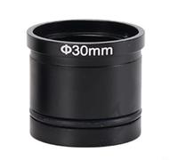 EffiFish C-Mount Adaptateur pour microscope 23,2 mm à 30 mm/30,5 mm en métal pour objectif CCD numérique oculaire pour kit d'utilisation en laboratoire (30 mm)