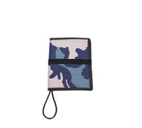 EffiFish Carnet de plongée étanche avec 50 pages et 2 ardoises vierges pour écriture sous-marine Poche transparente et cordon d'attache élastique (Camouflage 2)