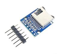 EffiFish Carte adaptateur pour carte SD Arduino, interface SPI 3,3 V module de lecture/écriture, extension de stockage compacte pour projets électroniques de bricolage (pas de soudure)