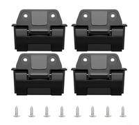 EffiFish Charnières De Glacière En Plastique Avec Argentées Pour Igloo 25QT 52QT 72QT - Kit De Remplacement Installation pour facile(4sets)