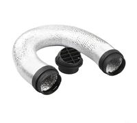 EffiFish Conduit de chauffage diesel, extension auxiliaire de ventilation 75 mm, conduit flexible en feuille d'aluminium pour Eberspacher pour systèmes de chauffage à air Webasto 5 kW 8 kW