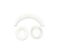 EffiFish Coque de protection en silicone souple pour casque Razer BlackShark V2X, coque de protection avec ajustement parfait, manchon résistant aux rayures, noir (pour V2 X PS Blanc)