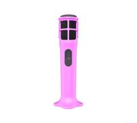 EffiFish Coque en silicone avec base pour microphone sans fil Partybox JBL - Résistante aux chutes - Anti-roulement - Housse de protection légère (rose)