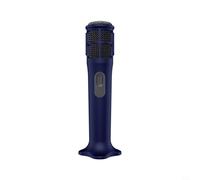 EffiFish Coque en silicone avec base pour microphone sans fil Partybox JBL - Résistante aux chutes - Housse de protection légère - Bleu