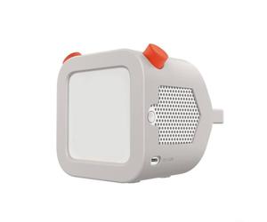 EffiFish Coque en silicone pour Yoto Player 3e génération - Poignée antidérapante avec poignée de transport - Housse antichoc en orange (gris)