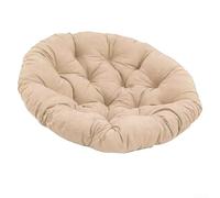 EffiFish Coussin de siège circulaire de 60 cm d'épaisseur pour panier suspendu, chaise à bascule, balançoire, attaches antidérapantes pour intérieur ou extérieur (B)