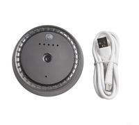 EffiFish Diffuseur de parfum intelligent pour voiture avec alimentation USB ou batterie, désodorisant automatique pour véhicule et maison, mini machine à parfum sans fil