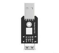 EffiFish Double hub USB pour Bambu Lab P1S P1P pour imprimante 3D, adaptateur répartiteur de port 5 V 1,5 A avec kit de vis, accessoire noir pour bande LED caméra