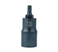 EffiFish Entraînement de 1,27 cm pour douilles Torx T30-T70, alliage d'acier traité thermiquement pour liquet à couple élevé, travaux de réparation automobile (pour T30)