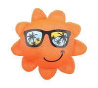 EffiFish Éponge absorbant l'huile de piscine pour baignoire, spa, filtre nettoyant, outil d'entretien pour bassin 23 x 23 x 5 cm, orange