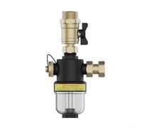 EffiFish Filtre de chaudière magnétique, laiton et ingénierie, pré-filtre mural pour chauffage au sol et systèmes CVC, connexion filetée DN20/DN25, élimine les dépôts de rouille et les boues (DN20)