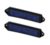 EffiFish Filtres de capot pour BMW Série 1 3 X1 E81 E82 E87 E88 E90 E91 E92 E93 E84 Filtre à air pour compartiment moteur Rouge/bleu (bleu)