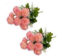 EffiFish Fleurs artificielles en soie pour tombe - 44 cm - Ne se décolore | Soie résistante aux UV, pas de décoloration, 44 cm de long pour la tige, pétales réalistes, sans danger pour les cimetières