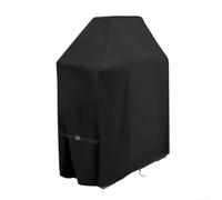 EffiFish Housse de cheminée imperméable et résistante pour cheminée d'extérieur, 91,4 x 61 x 144 cm, noire, anti-UV, résistante au vent (600D)