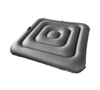 EffiFish Housse de piscine gonflable carrée noire en PVC de 130 cm avec couvercle isolant pour maintenir la température de l'eau (avec poignée blanche)