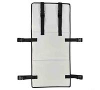 EffiFish Housse de protection pour lit superposé pour enfant - Double couche anti-chute, protection épaisse et résistante aux rayures pour échelle de lit grise 78 x 38 x 3,5 cm