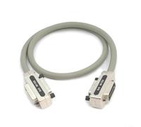 EffiFish IEEE-488 Câble adaptateur GPIB avec couvercle en métal, interface d'acquisition de données robuste pour test et mesure, gris, 0,5 m à 5 m (0,5 m)