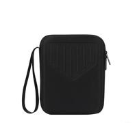 EffiFish Kalimba Étui pour piano à pouce 17/21 touches, sac de rangement rigide en EVA avec espace marteau d'accordage, boîte de protection de voyage portable noire (pour 17 clés)