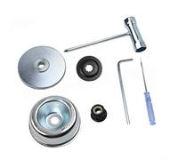 EffiFish Kit adaptateur de lame de tondeuse à gazon pour un entretien facile et pour une coupe polyvalente, outil de fixation en métal pour l'entretien du jardin et de la cour (ST 7 pièces)