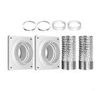 EffiFish Kit Conduit pour séchoir 4" avec Tuyau Alu 1,5m(1.5m)