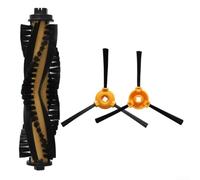 EffiFish Kit de brosses de rechange pour aspirateur robot Conga M50/M50 avec brosse principale à rouleau et brosses latérales pour une couverture de nettoyage complète