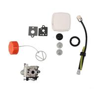 EffiFish Kit de carburateur de qualité supérieure pour souffleur PB-2520 avec filtre à air, bouchon de réservoir de carburant, joint torique, joints d'étanchéité pour ampoule d'amorçage