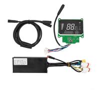 EffiFish Kit de compteur pour scooter électrique Ducati MW95 MW21, 36 V 550 W 1200 W en aluminium, noir (C)