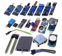 EffiFish Kit de module de capteur 16 en 1 compatible avec Arduino R3 pour nano pour Mega Pi, kit électronique éducatif pour projets de bricolage en classe STEM